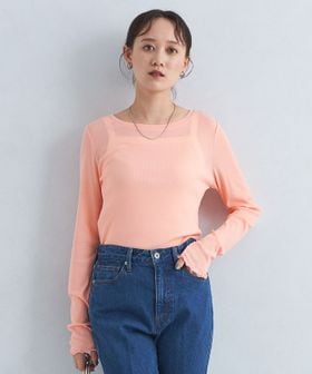 green label relaxing/ハイツイストリブ クルーネック プルオーバー カットソー/Tシャツ / カットソー