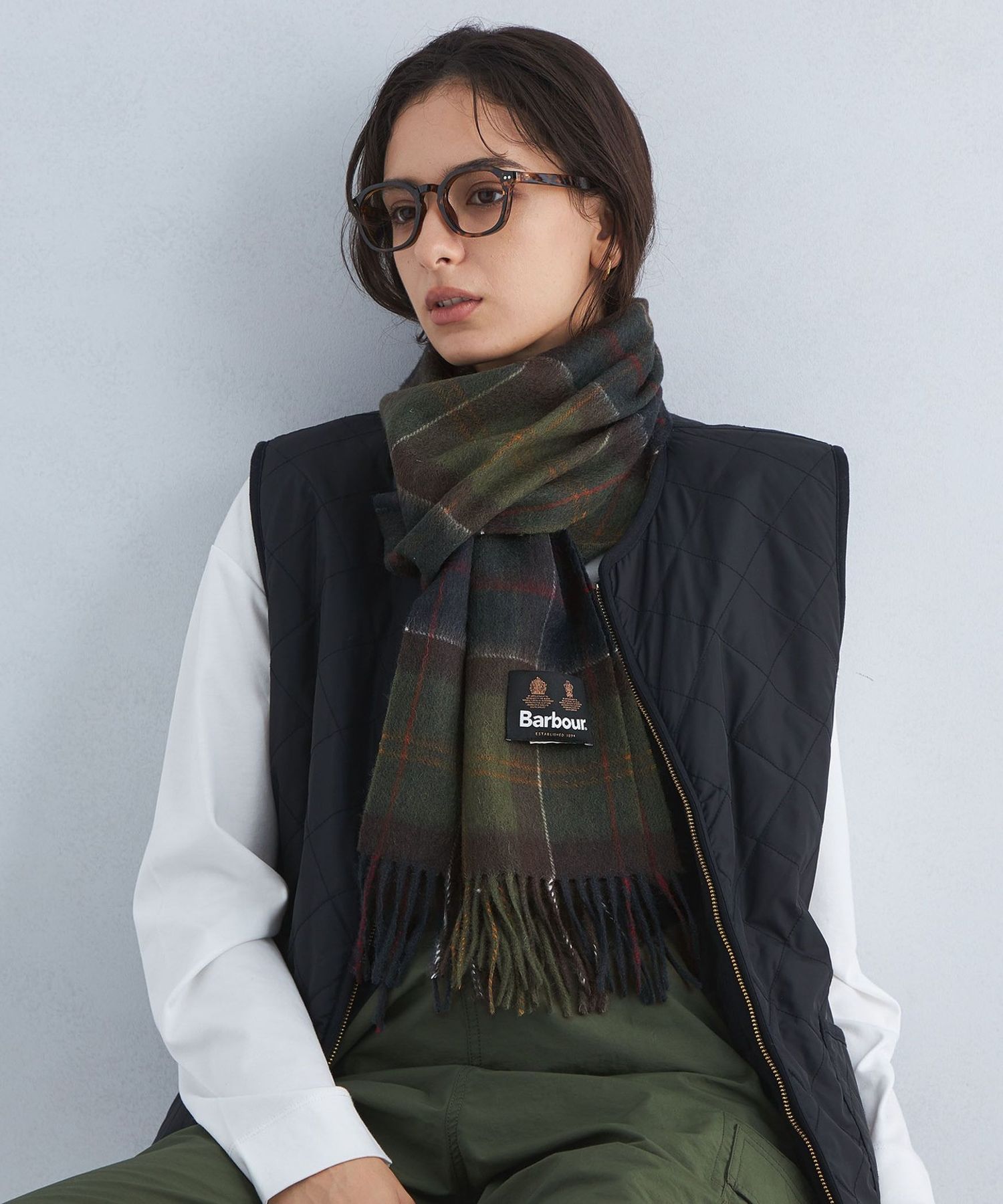国内EXCLUSIVE】＜Barbour＞ タータンチェック マフラー