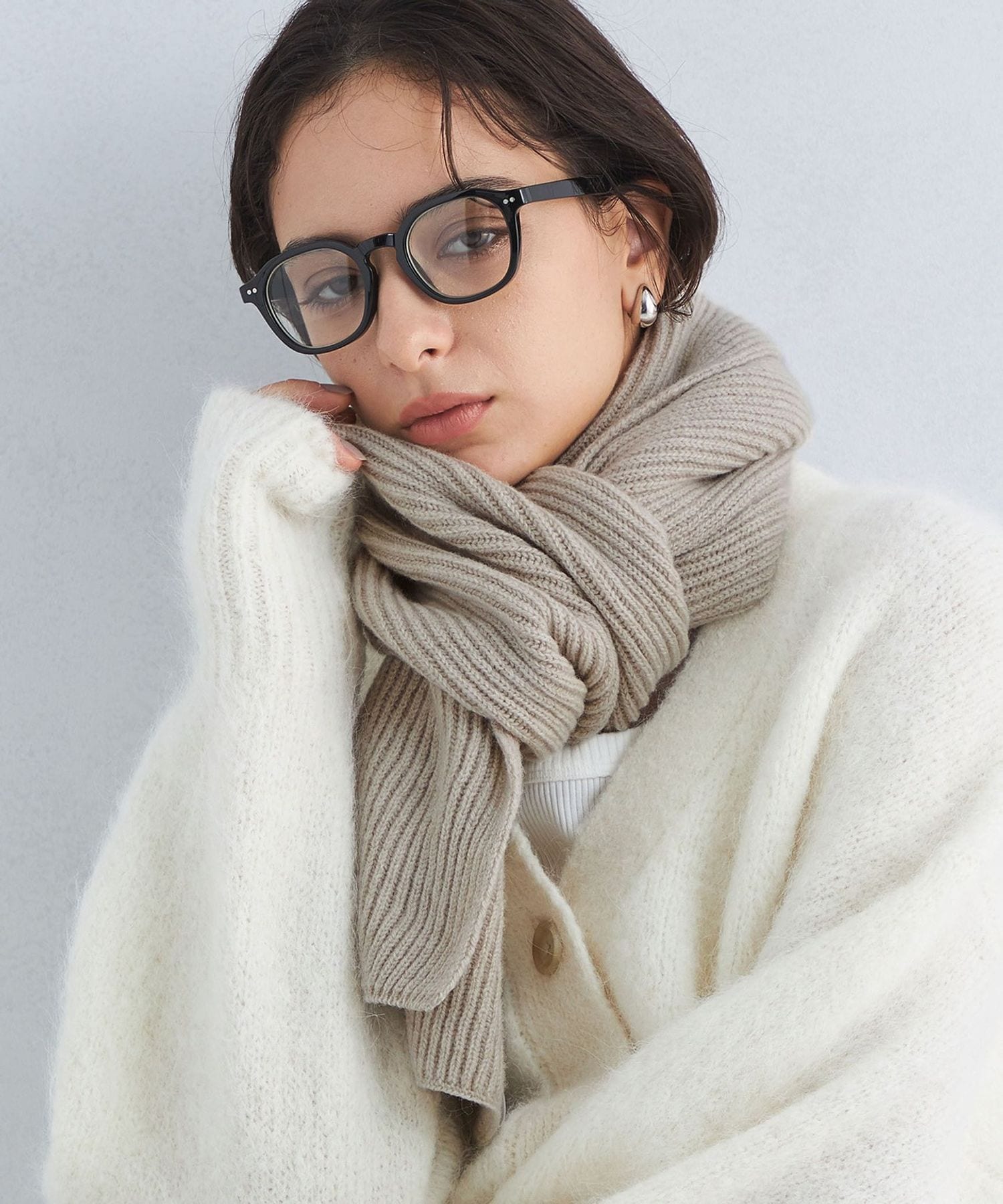 Johnstons of Elin/U.A別注カシミアマフラー Johnstons of Elin/U.A別注カシミアマフラー Johnstons of Elin