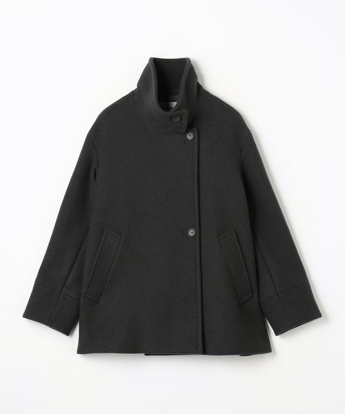SENTDALE WOOL スタンドカラー ミドル コート 2