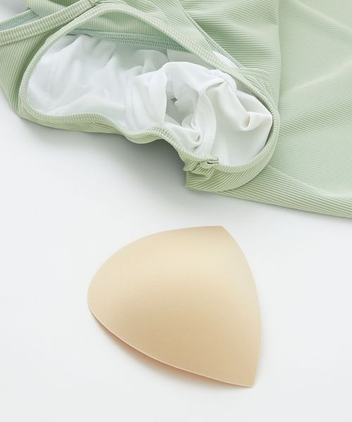 ユナイテッドアローズ バックオープン リブタンク ショーツ スイムウェア バックオープンタンキニショーツ スイムウェア / 水着― UVケア ―