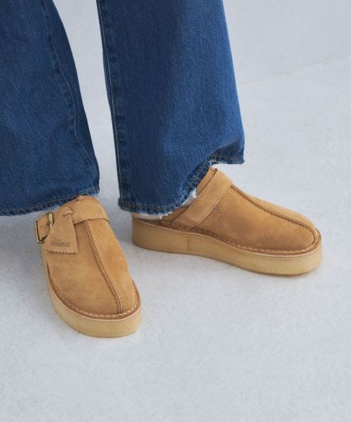 Clarks＞トレック ウェッジ ミュール / 厚底