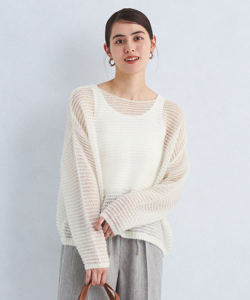 JOURNAL STANDARD シアーモヘヤミックスプルオーバー JOURNAL STANDARD シアーモヘヤミックスプルオーバー - トップス