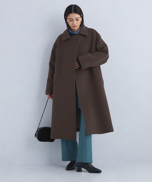 green label relaxing（グリーンレーベルリラクシング）の「□W/CLOTH RGLN ステンカラーコート（ステンカラーコート）」 -  WEAR