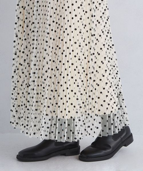 UNITED ARROWS 黒白水玉プリーツスカート UNITED ARROWS 黒白水玉プリーツスカート 2025年最新】Yahoo