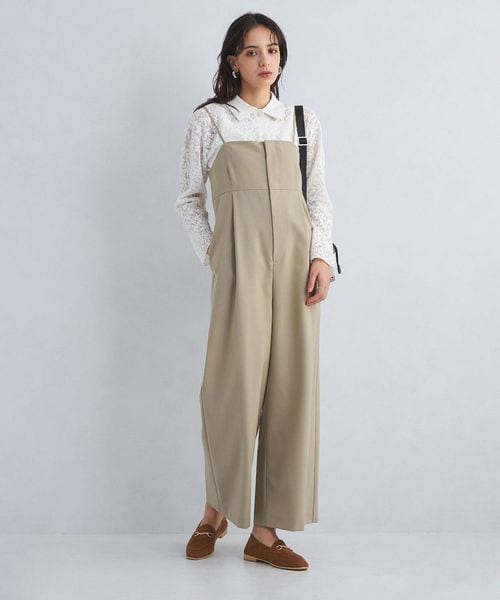 green label relaxing/［size SHORT/TALLあり］ツイル ベア オールインワン ―マシンウォッシャブル・防シワ―/オーバーオール / オールインワン