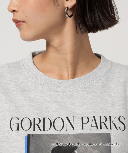tシャツ 「別注」「GOOD ROCK SPEED」LIFE PC ロングスリーブ Tシャツ ミディアムグレー レディース GOOD ROCK SPEED tシャツ 「GOOD SPEED（グッドロックスピード