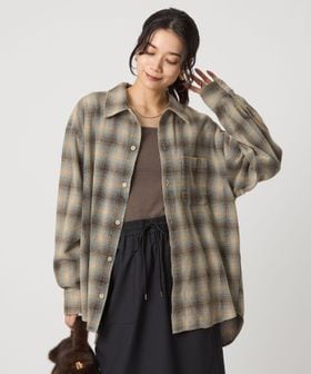 UNIVERSAL OVERALL/【別注】＜UNIVERSAL OVERALL＞ヴィンテージライク チェック シャツ/シャツ / ブラウス