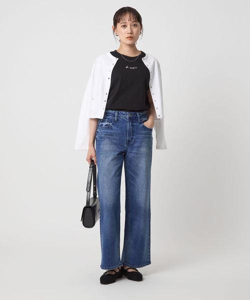 ユナイテッドアローズ ヘルシーデニムストレート ワイド デニム パンツ 別注】＜HEALTHY DENIM＞ストレート ワイド デニム パンツ