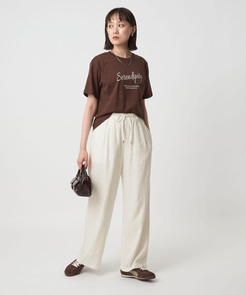 ル・ダルジャン・ウヴェール リネンワイドパンツ size38 生成 2点おまとめ ル・ダルジャン・ウヴェール リネンワイドパンツ size38 生成 2