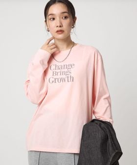 green label relaxing/【WEB限定】＜at ease＞グラフィック ロングスリーブ Tシャツ/Tシャツ / カットソー