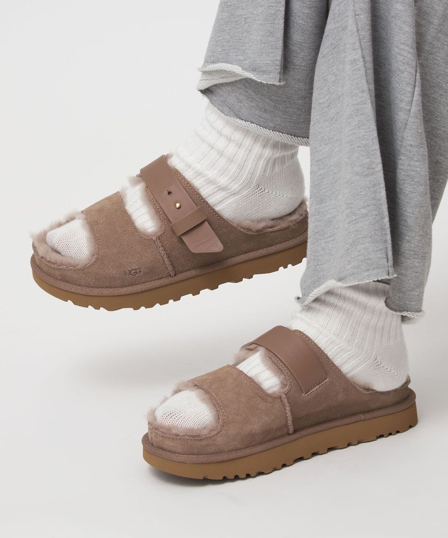 アグ] スリッパ W GREENPORT STRAP SLIDE 24.0 cm UGG アグ スライド