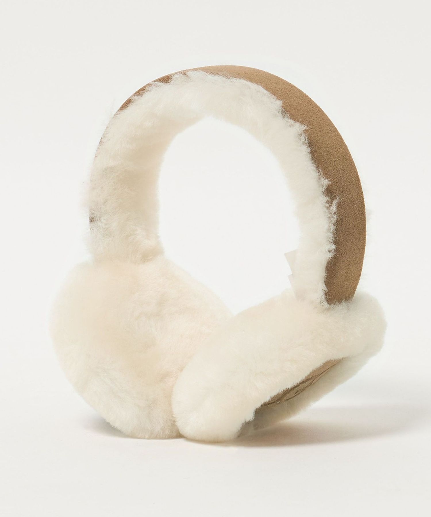 【美品】 正規品　UGG　イヤマフ　エンブロイダリー　ロゴ　チェスナット UGG Australia 並行輸入品 アグ イヤーマフ シープスキン エン