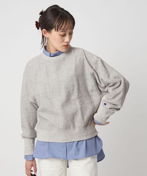 別注】＜Champion＞リバースウィーブ スウェット プルオーバー