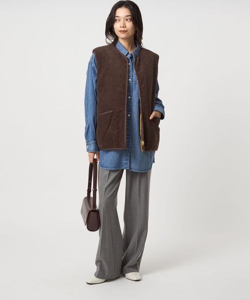 【別注】〈Barbour〉キルティング×フェイクファー リバーシブルベスト Barbour（バブアー）の「【別注】＜Barbour＞キルティング