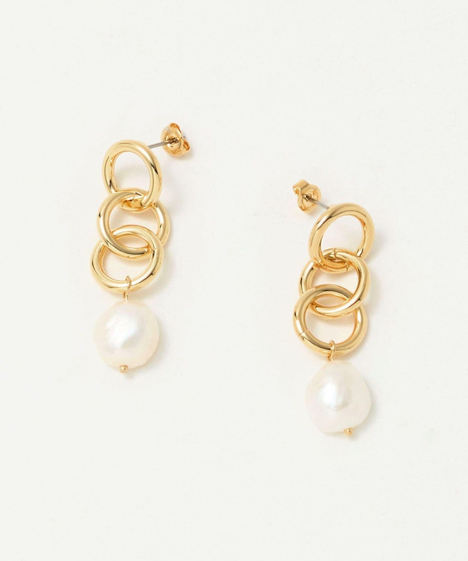 リング＆淡水パール ピアス