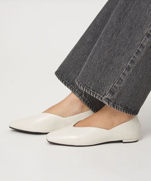 UNITED ARROWS UWMSC スクエア フラット シューズ　37h UNITED ARROWS（ユナイテッドアローズ）の「UWMSC スクエア