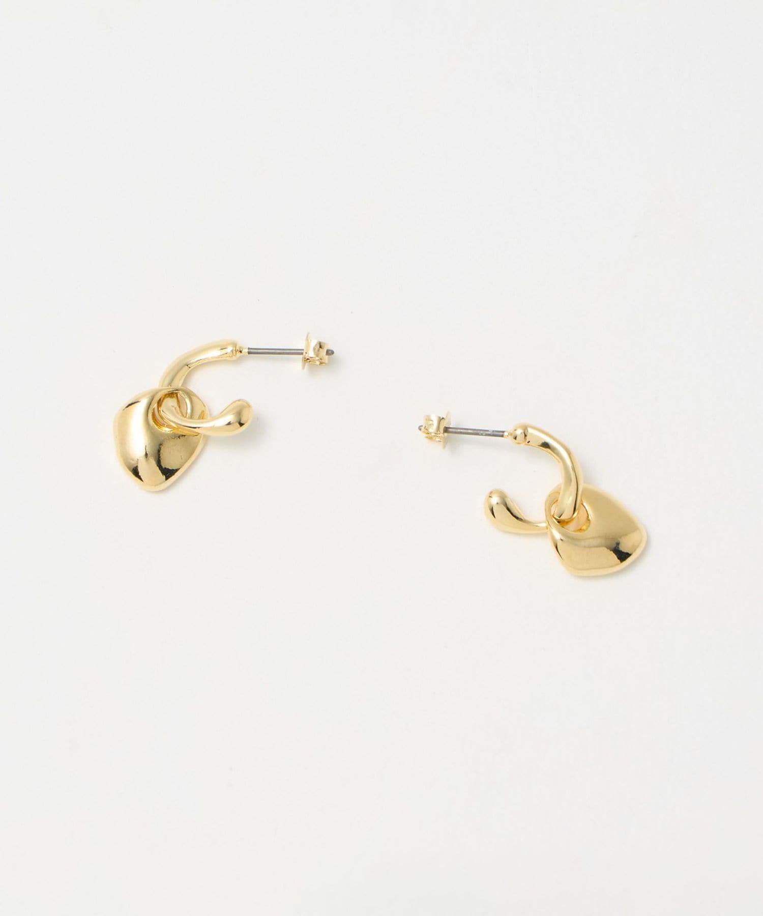 2WAY フープ＆プレート ピアス