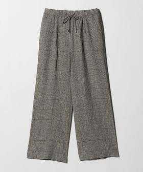 green label relaxing/［size SHORT/TALLあり］BREEZE LINEN ブリーズリネン ワイド パンツ チェック/イージーパンツ