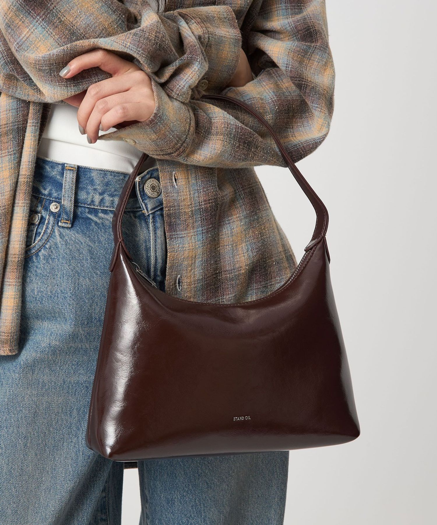 STAND OIL Plump bag BLACK プランプバッグ ブラウン ☆スタンドオイル☆ PLUMP BAG プランプバッグ (STAND OIL