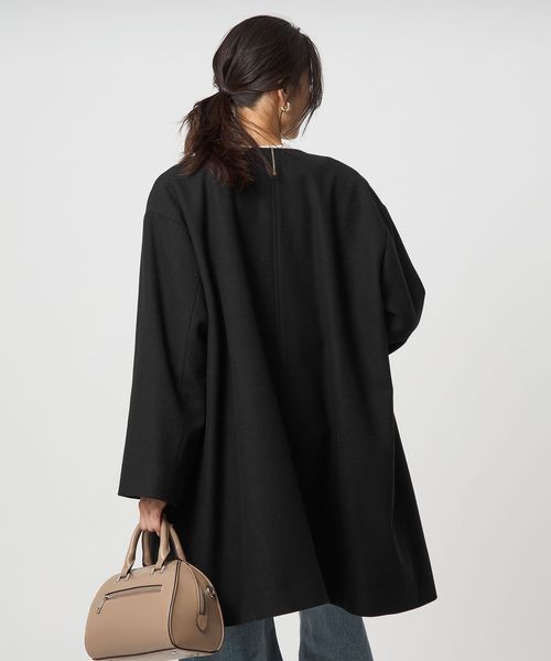 別注】＜Traditional Weatherwear＞LINTON ノーカラー コート