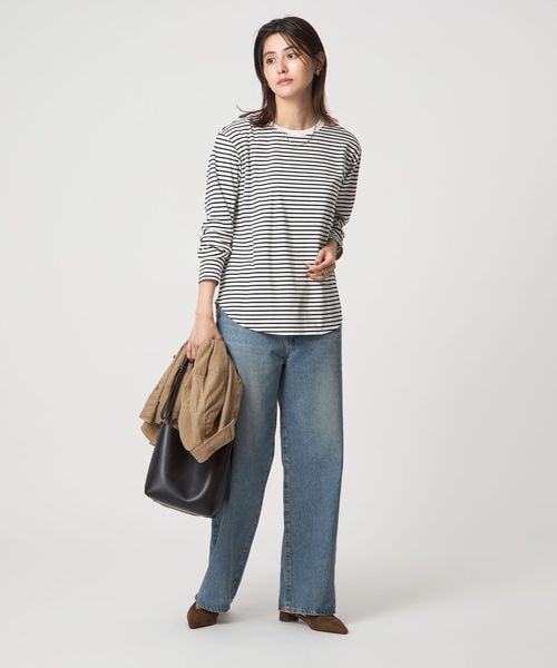 03T534☆ UNITED ARROWS ラウンドヘム ロングスリーブ ニット SALE☆UNITED ARROWS ラウンドヘム ロングスリーブニット - メルカリ
