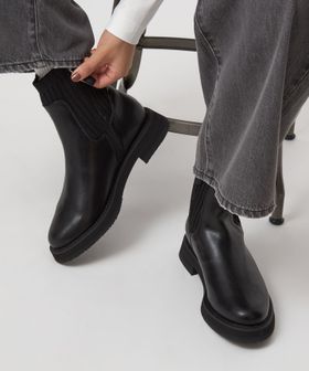 green label relaxing/ストレッチ ショートブーツ / サイドゴア 撥水/ブーティ / ショートブーツ