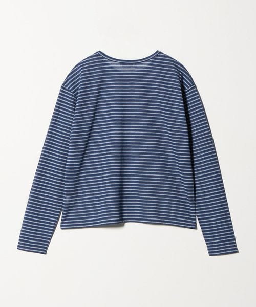 シアー マルチボーダー ロングスリーブ Tシャツ