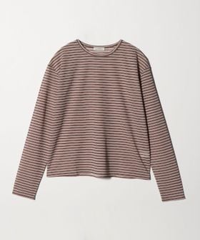 green label relaxing/シアー マルチボーダー ロングスリーブ Tシャツ/Tシャツ / カットソー