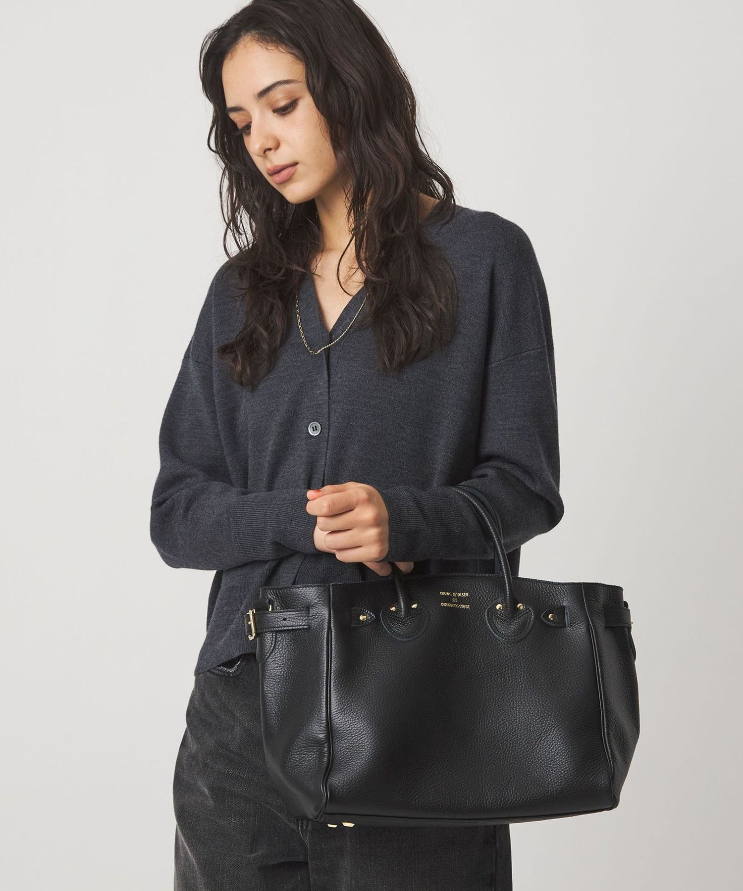 YOUNG&OLSEN The DRYGOODS STORE＞ベルト トートバッグ S