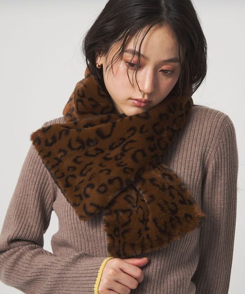 INFIELDER DESIGN/【別注】＜INFIELDER DESIGN＞ボア リバーシブルマフラー/ストール / マフラー