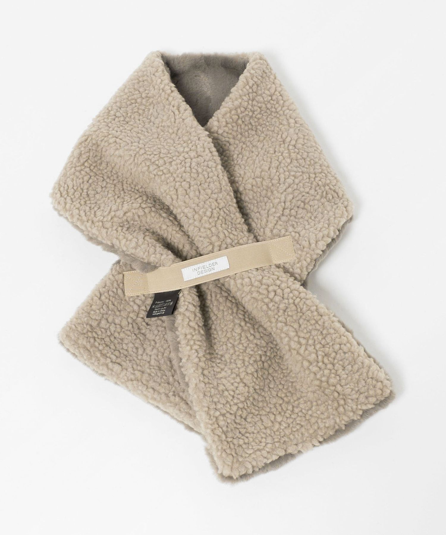 【別注】＜INFIELDER DESIGN＞ボア リバーシブル マフラー 別注】＜INFIELDER DESIGN＞ボア リバーシブルマフラー