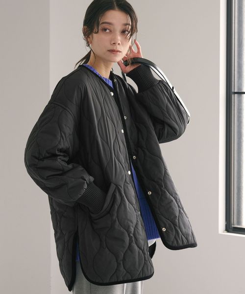 green label relaxing/［size SHORTあり］リバーシブル キルティング ブルゾン ウォッシャブル 撥水/中綿 / キルティングジャケット