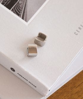 green label relaxing/【WEB限定】スクエアクリップ フープピアス/ピアス（両耳用）