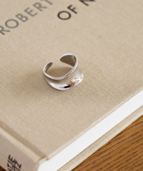 green label relaxing/【WEB限定】ワイド ニュアンスカーブ リング/リング