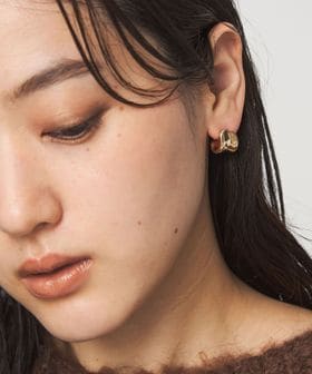 green label relaxing/【WEB限定】メルティ プレート ピアス/ピアス（両耳用）