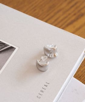 green label relaxing/【WEB限定】メルティ プレート ピアス/ピアス（両耳用）