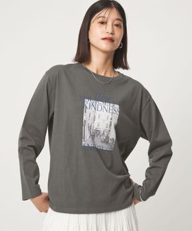 green label relaxing/【WEB限定】＜at ease＞アソート フォト  ロングスリーブ カットソー/Tシャツ / カットソー