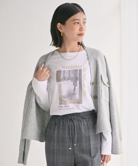 green label relaxing/【WEB限定】＜at ease＞アソート フォト  ロングスリーブ カットソー/Tシャツ / カットソー