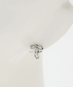 green label relaxing/リボン フープピアス/ピアス（両耳用）