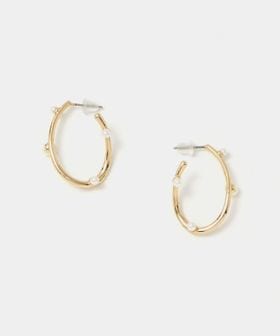 green label relaxing/ドロップ フープ ピアス/ピアス（両耳用）