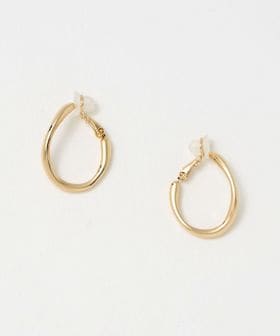 green label relaxing/ドロップフープ ウェーブ イヤリング/イヤリング