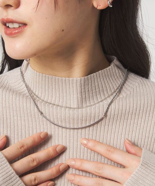 green label relaxing/3WAY バー＆チェーン ネックレス/ネックレス