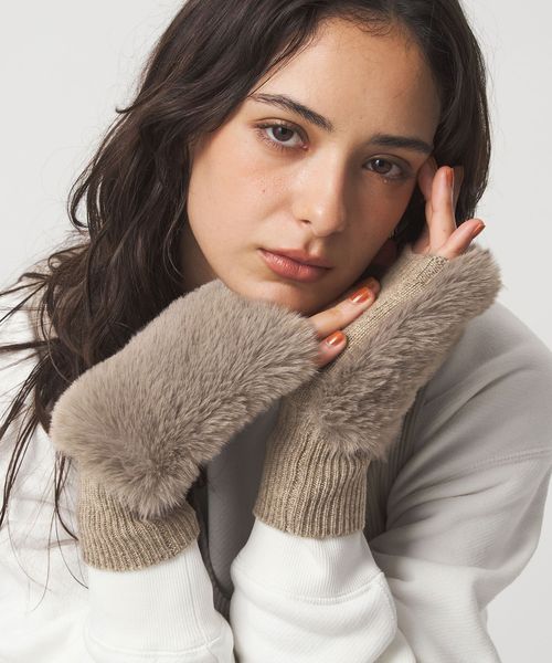 VINCENT PRADIER/＜VINCENT PRADIER＞ファーライク グローブ/グローブ / 手袋