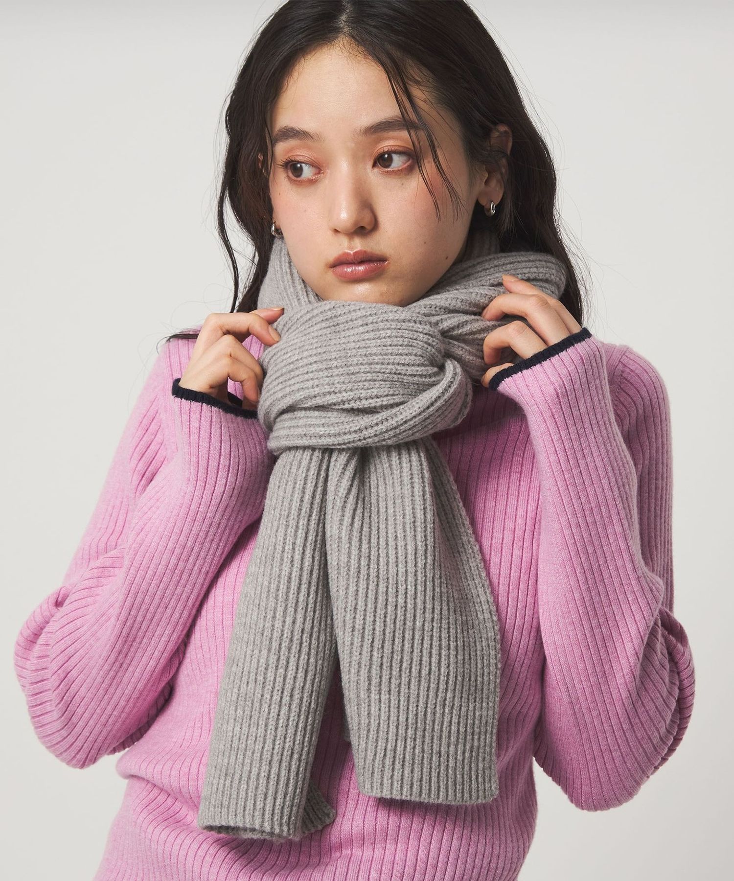 OUAT ロングマフラー リブ ロング マフラー