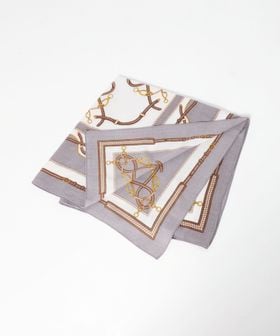 green label relaxing/プリント スクエアストール/ストール / マフラー