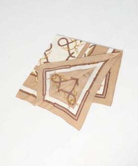 green label relaxing/プリント スクエアストール/ストール / マフラー