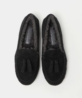 green label relaxing/【WEB限定】ウォームタッセル モカシン 撥水/モカシン / デッキシューズ