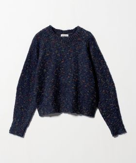 green label relaxing/ミックスヤーン プルオーバー ニット/ニット / セーター