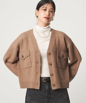 green label relaxing/【WEB限定】＜at ease＞ダブルポケット ニット カーディガン/カーディガン / ボレロ